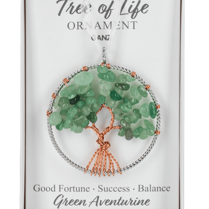Tree of Life-Green Adenturine-Good Fortune-Success-Balance