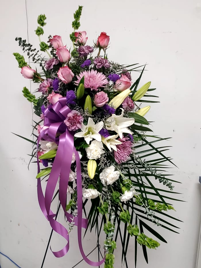 Lavender Tribute Standing Spray