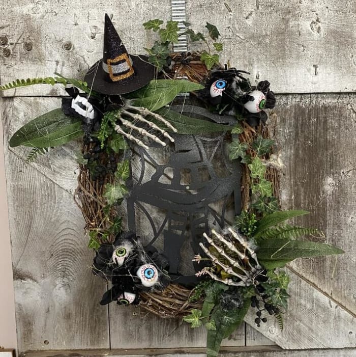Spooky Season Silk (Artificial) Wreath