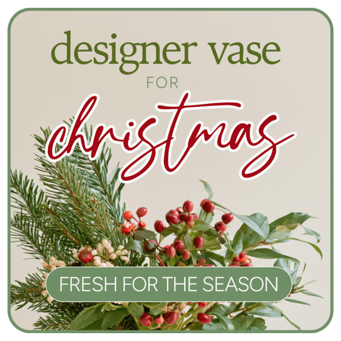 Designer's Choice Christmas Blooms