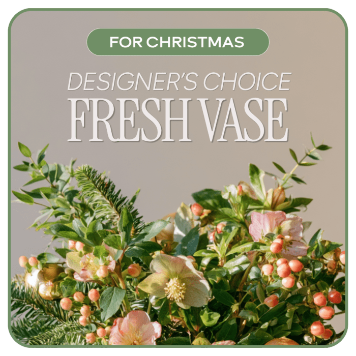 Designer's Choice Christmas in a Vase