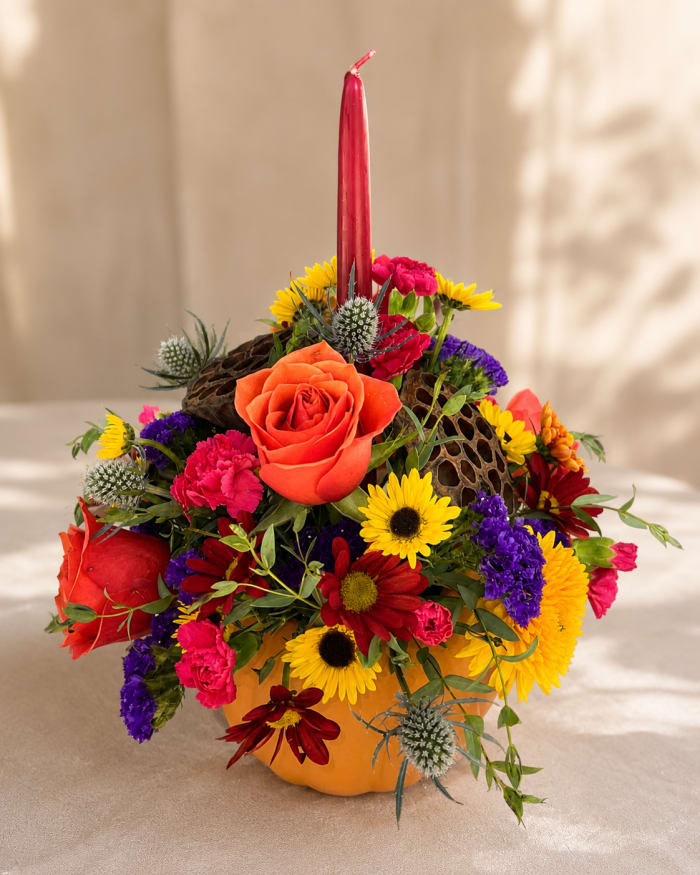 Autumn Candlelight Centerpiece