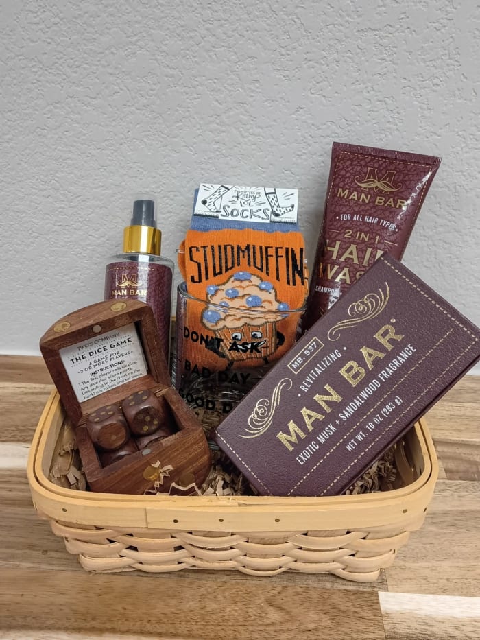 The Distinguished Dude Basket