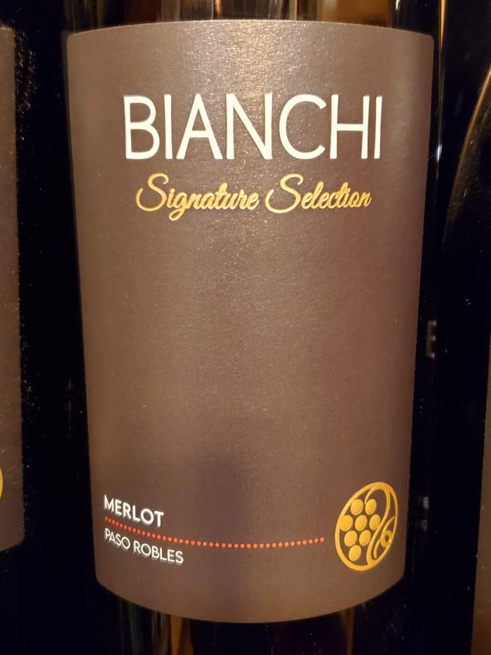 Bianchi Signature Merlot, Paso Robles