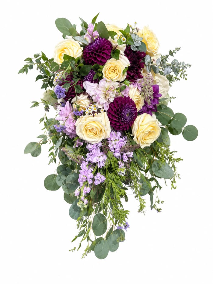 Purple Bride Bouquet
