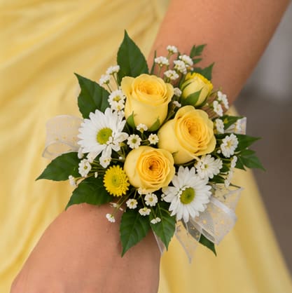 Yellow Homecoming Flowers