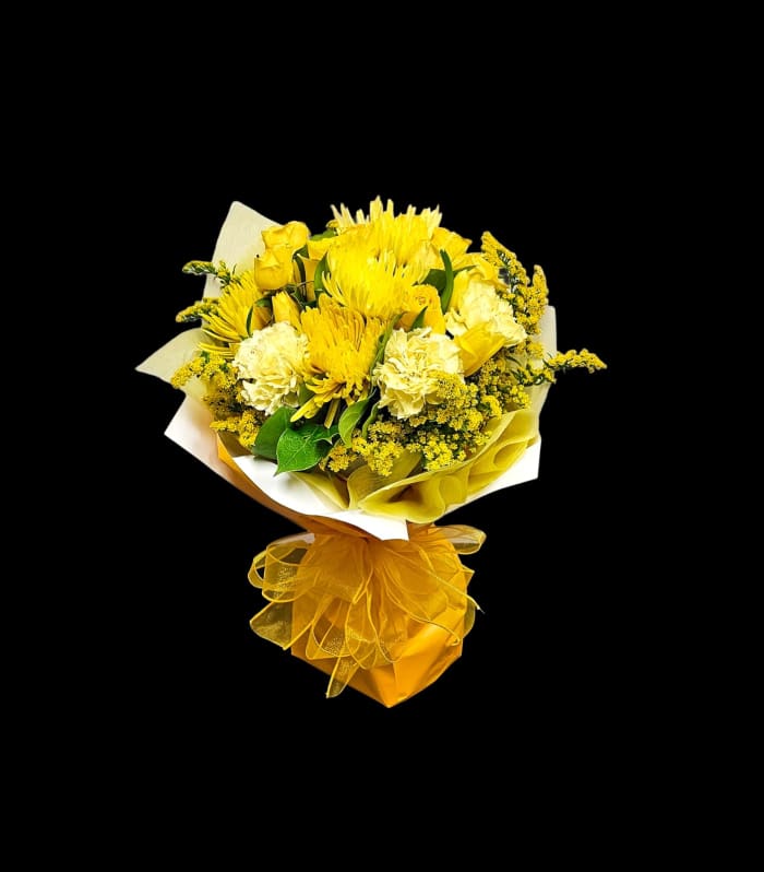 AM-11 Bouquet surtido de flores amarillas