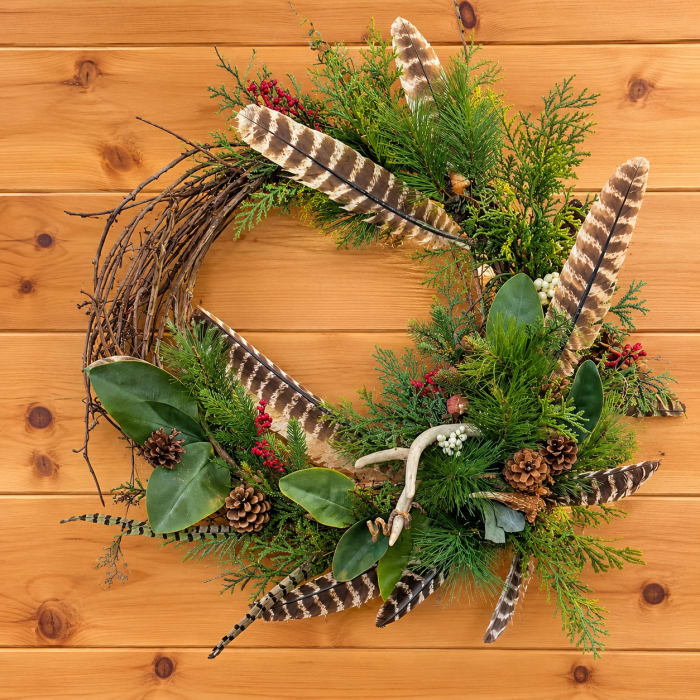 Rustic Woodland Pine Wreath