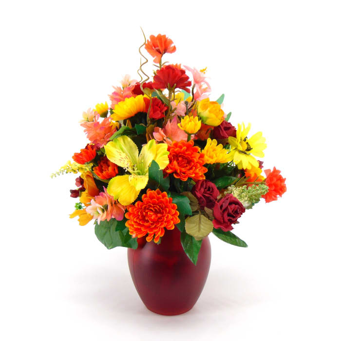 Sunset Vibes Silk Arrangement