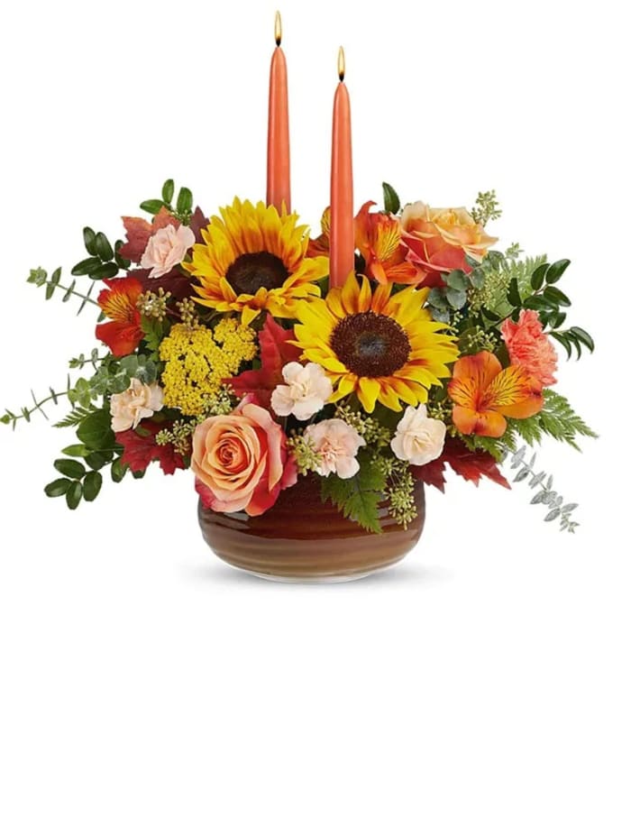 Shades of Autumn Centerpiece
