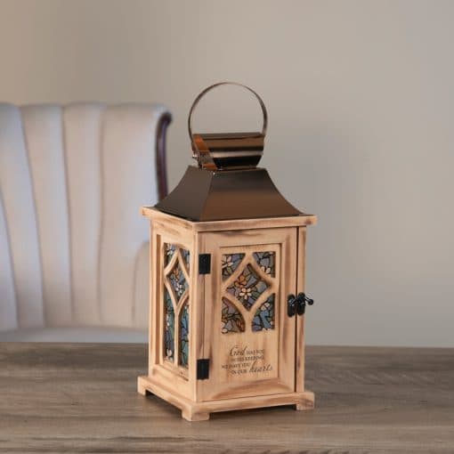 "in His Keeping" Lantern