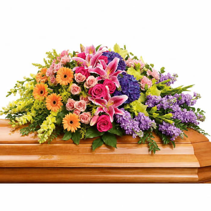 Garden of Sweet Memories Casket Spray