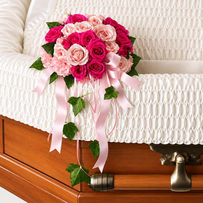 Rose Reflection Casket Insert