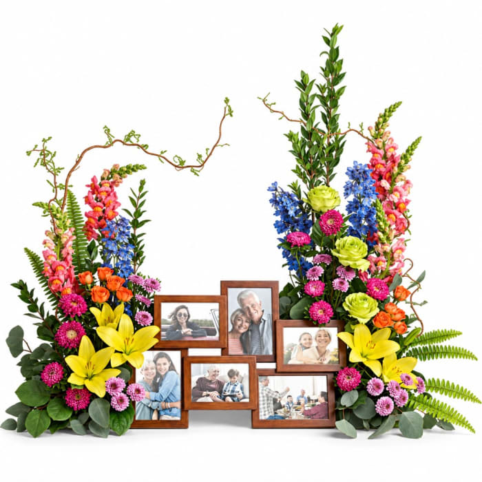 Loving Farewell Photo Tribute Bouquet