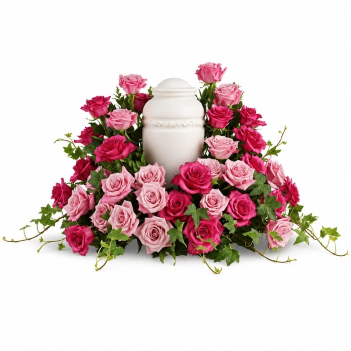 Bed of Pink Roses