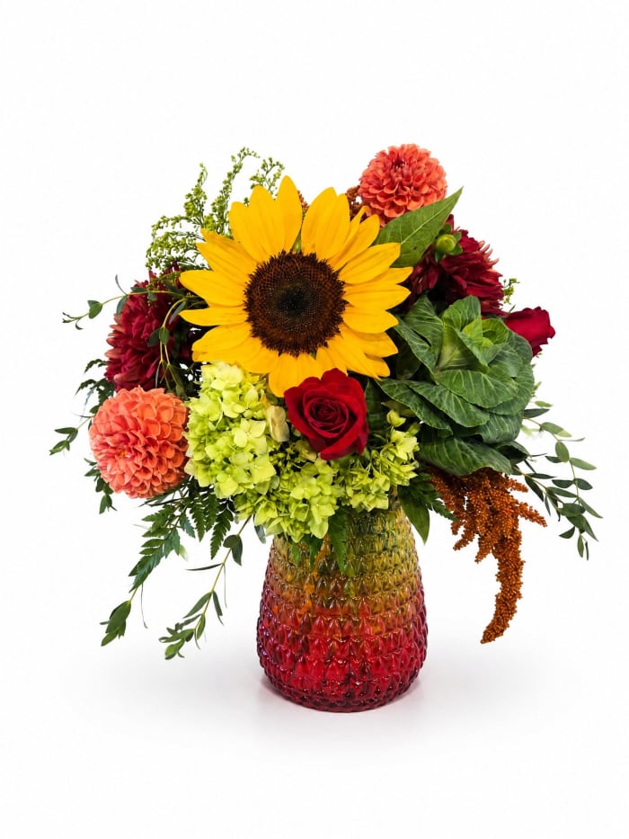 Autumn Sunset Vase Arrangement