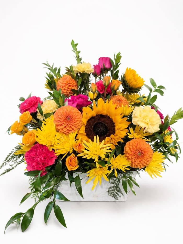Cuban Sunset Basket Arrangement
