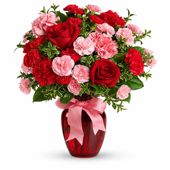 Dance with Me Bouquet with Red Roses