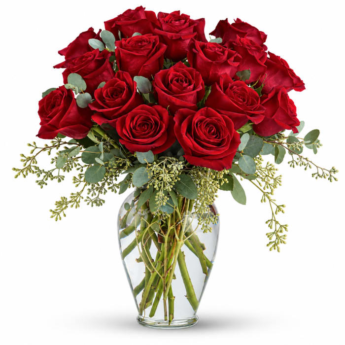 Full Heart - 18 Premium Red Roses