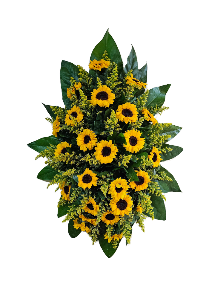 CR-18 Corona de girasoles y solidago