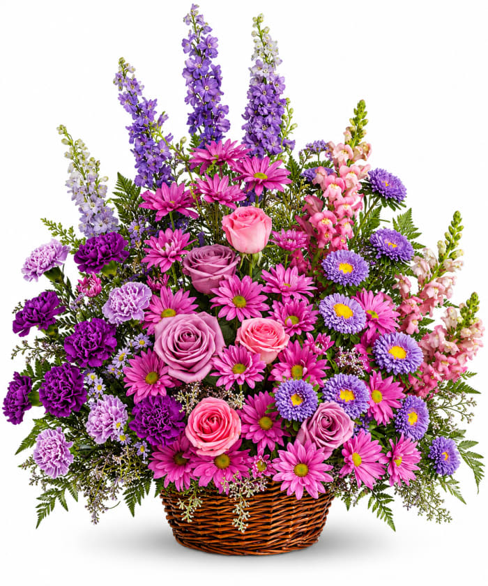 Gracious Lavender Basket