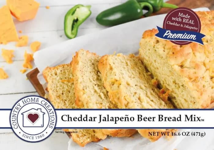Cheddar Jalapeno Beer Bread