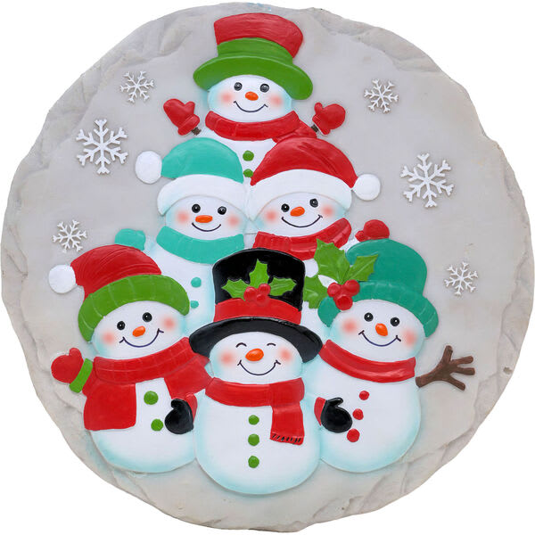 Snowmen Stepping Stone