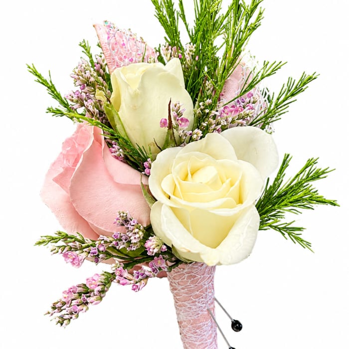 Pink Boutonniere