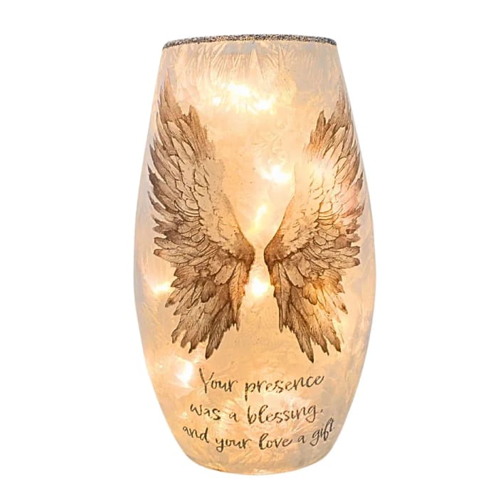 Pre-lit angel wings