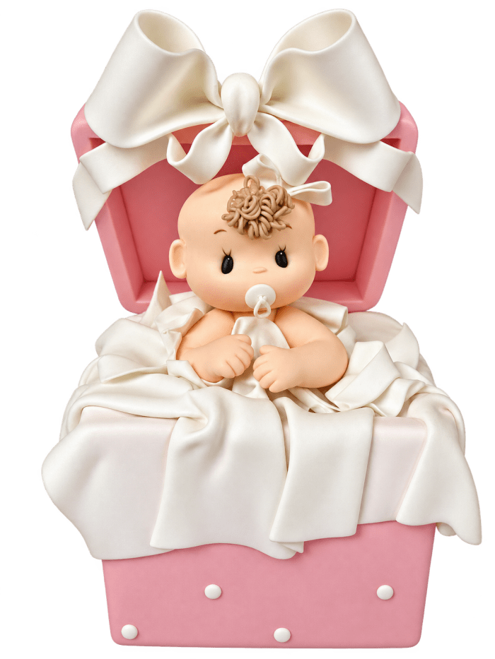 Baby Girl Cake Top