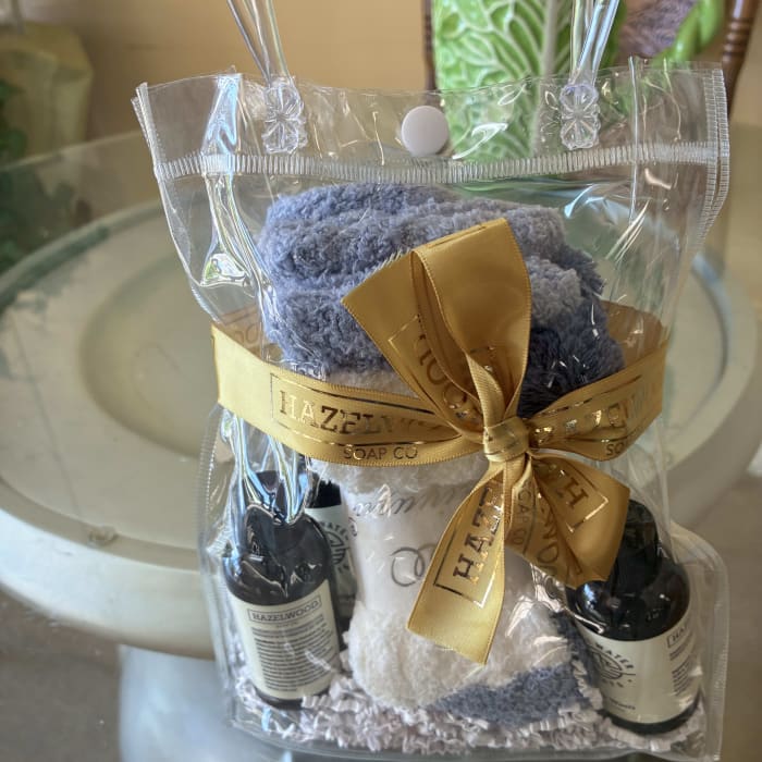 Travel Shampoo and Socks