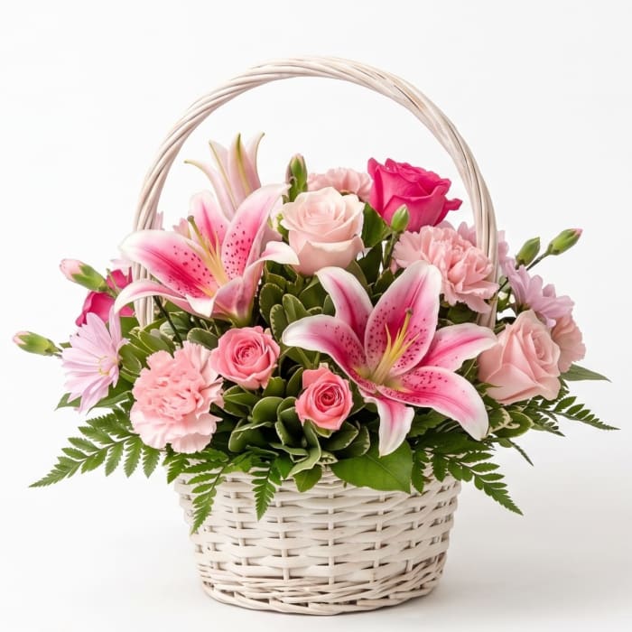 Stargazer Basket Bouquet