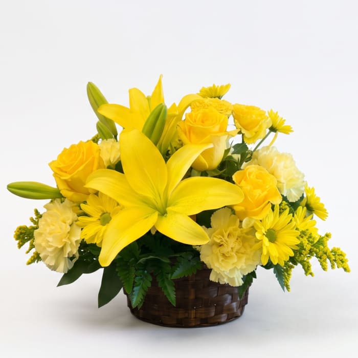 Morning Glow Garden Basket
