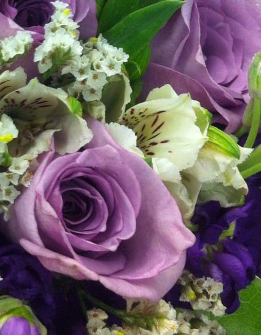 Purple Prom Boutonniere