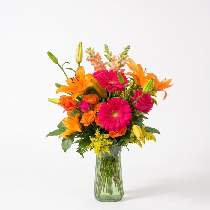 Citrus & Magenta Radiance Bouquet