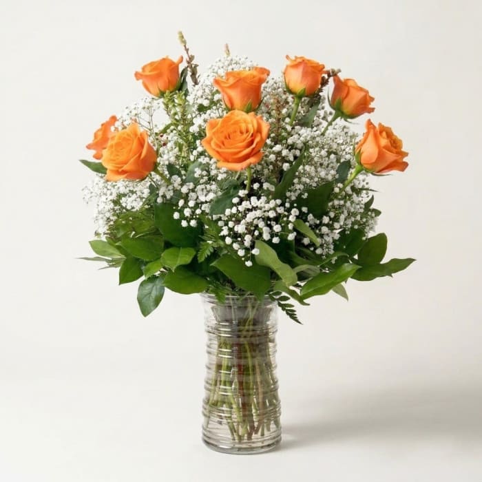 Orange Rose Bouquet