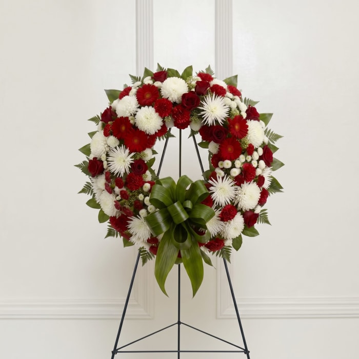 Crimson Remembrance Memorial Wreath