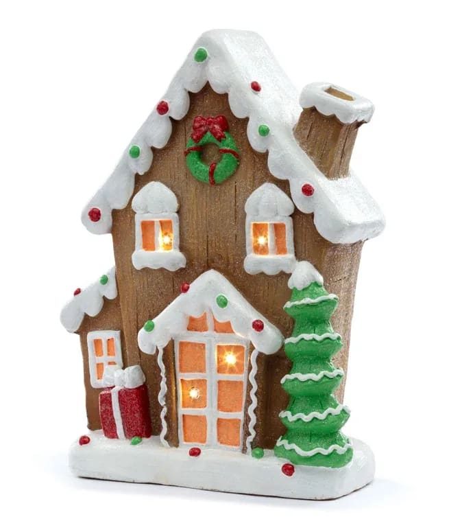 LED Christmas Gingerbread House