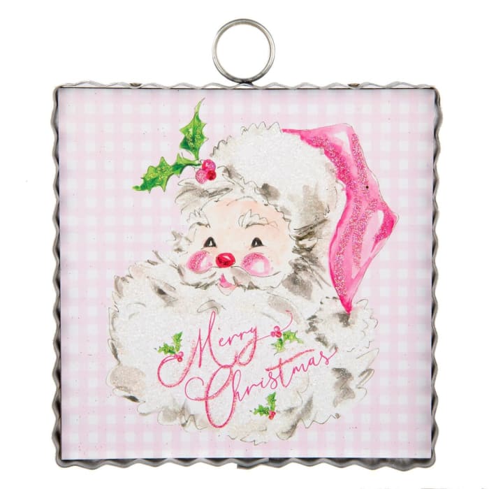 Mini Art Pink Santa
