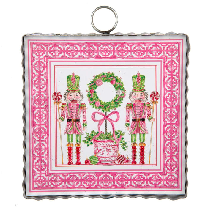 Mini Art Pink Nutcrackers