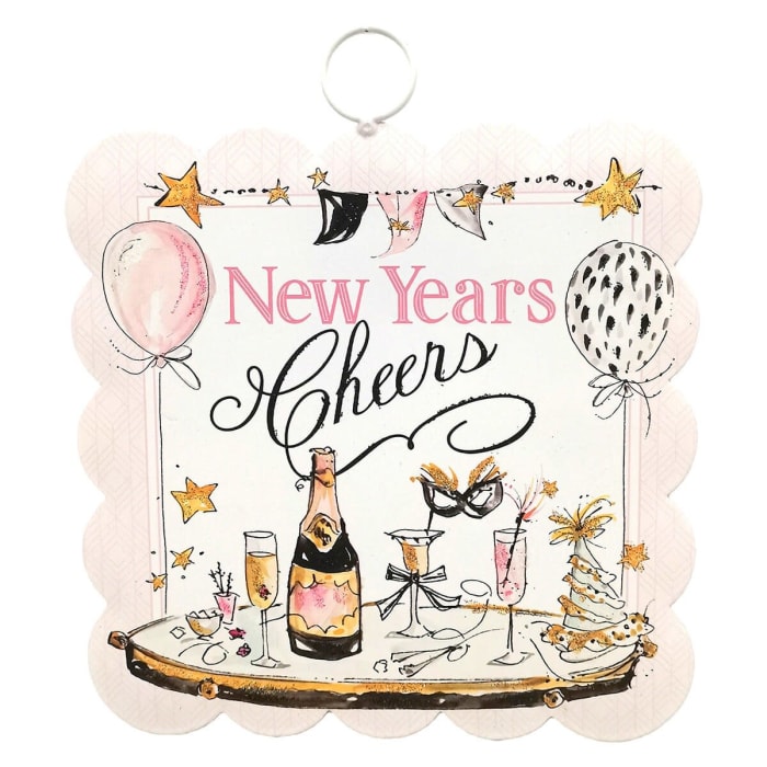 Mini Scallop Art New Years Cheers