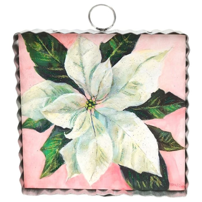 Mini Art White Poinsettia