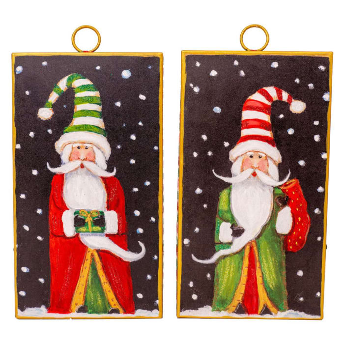 Old World Santa's (sold as a pair)