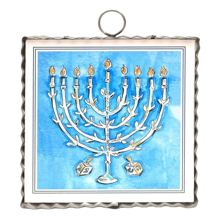 Mini Art Menorah