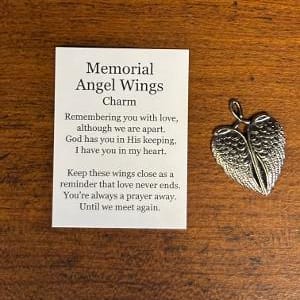 Memorial Angel Wing Pocket Token