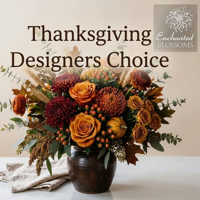 Thanksgiving Designer’s Choice Floral Arrangement