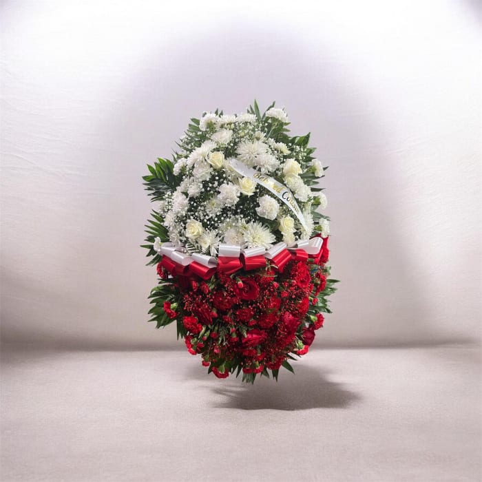 Red & White Spray