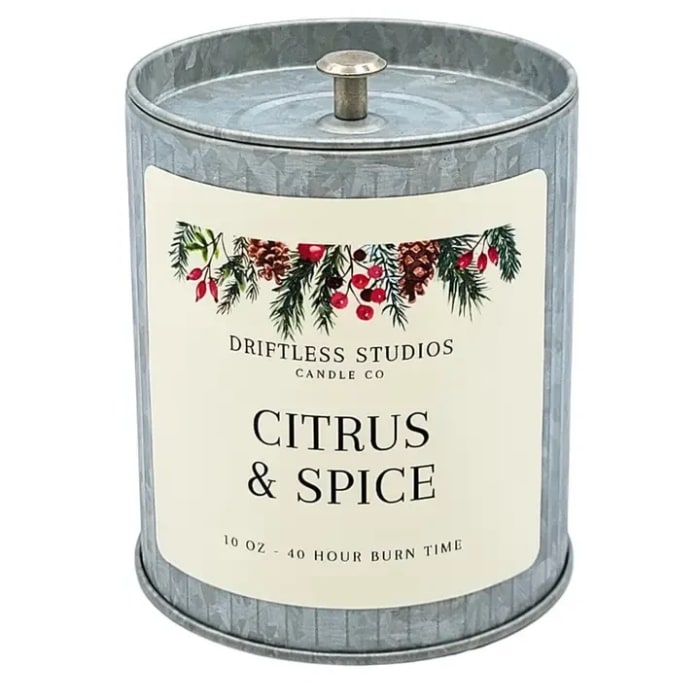 Citrus & Spice Candle Tin