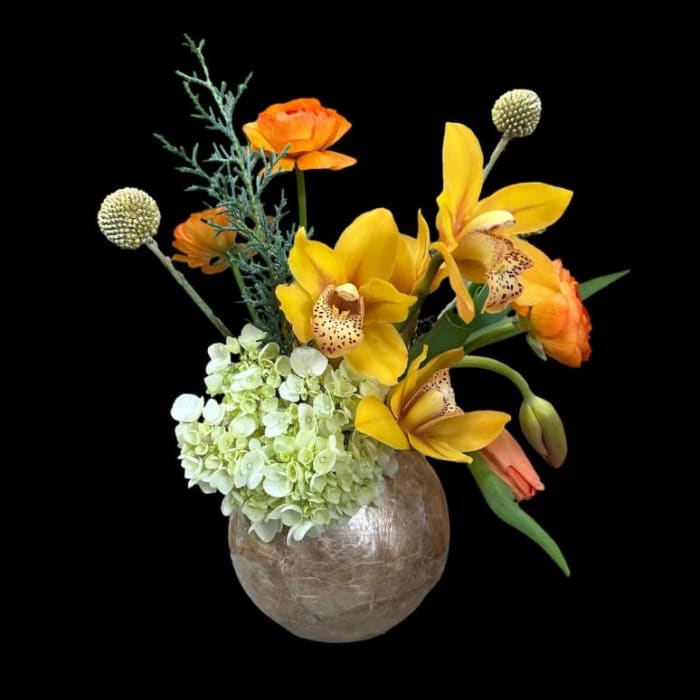 Capiz Orchid Design Flower Delivery Grand Rapids MI Daylily Floral