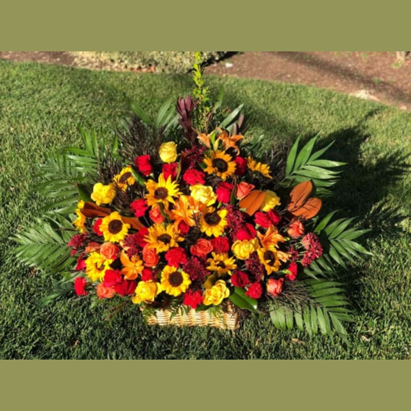 sympathy basket delivery to Cota Funeral Home North Reading MA